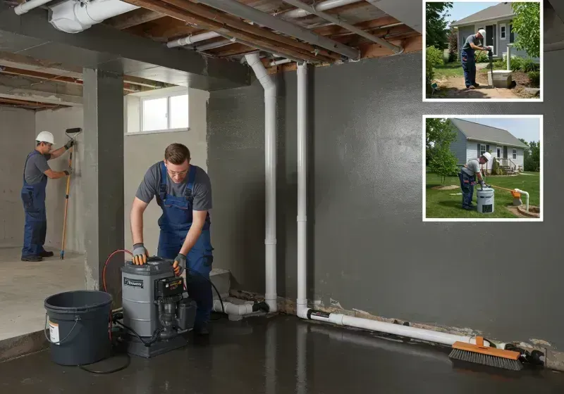 Basement Waterproofing and Flood Prevention process in Clio, AL